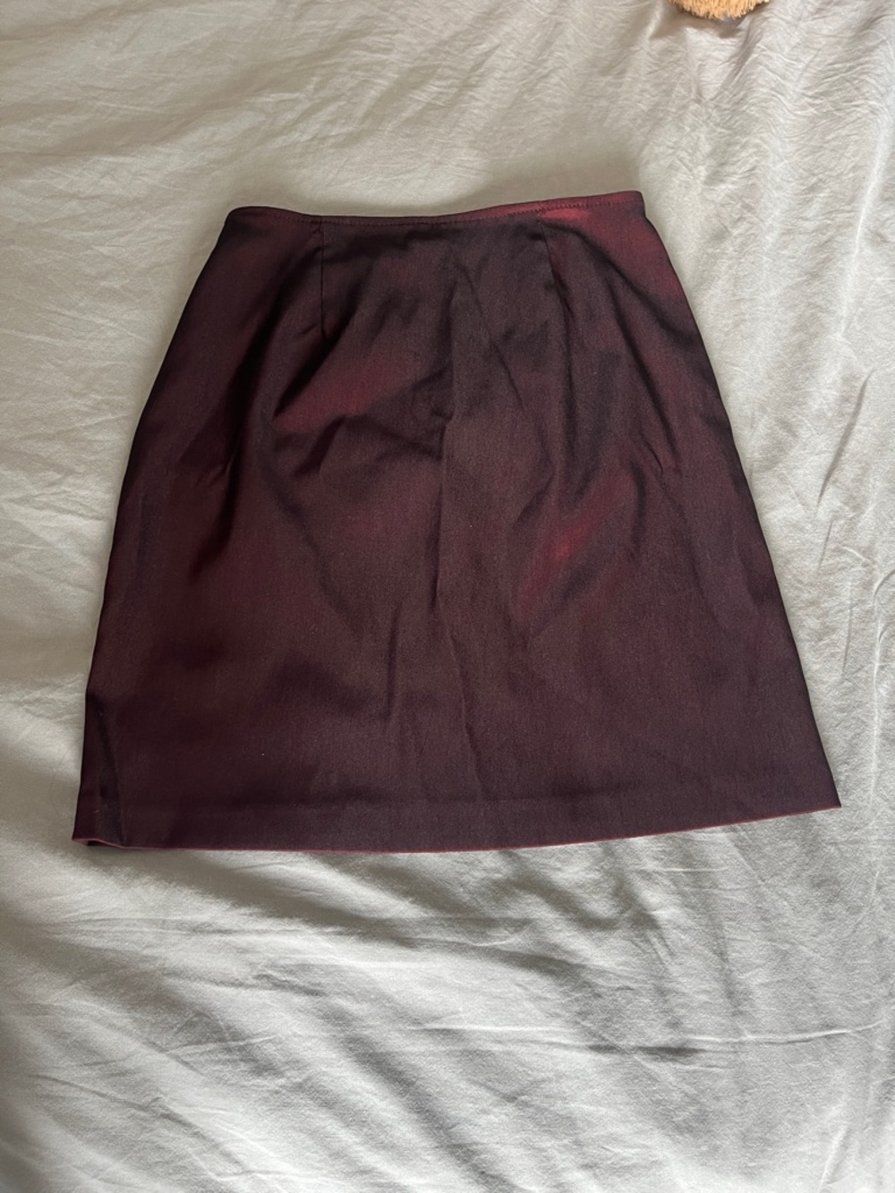 Fairweather petites vintage 90s Wine red skirt